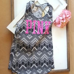 PINK tribal tank top